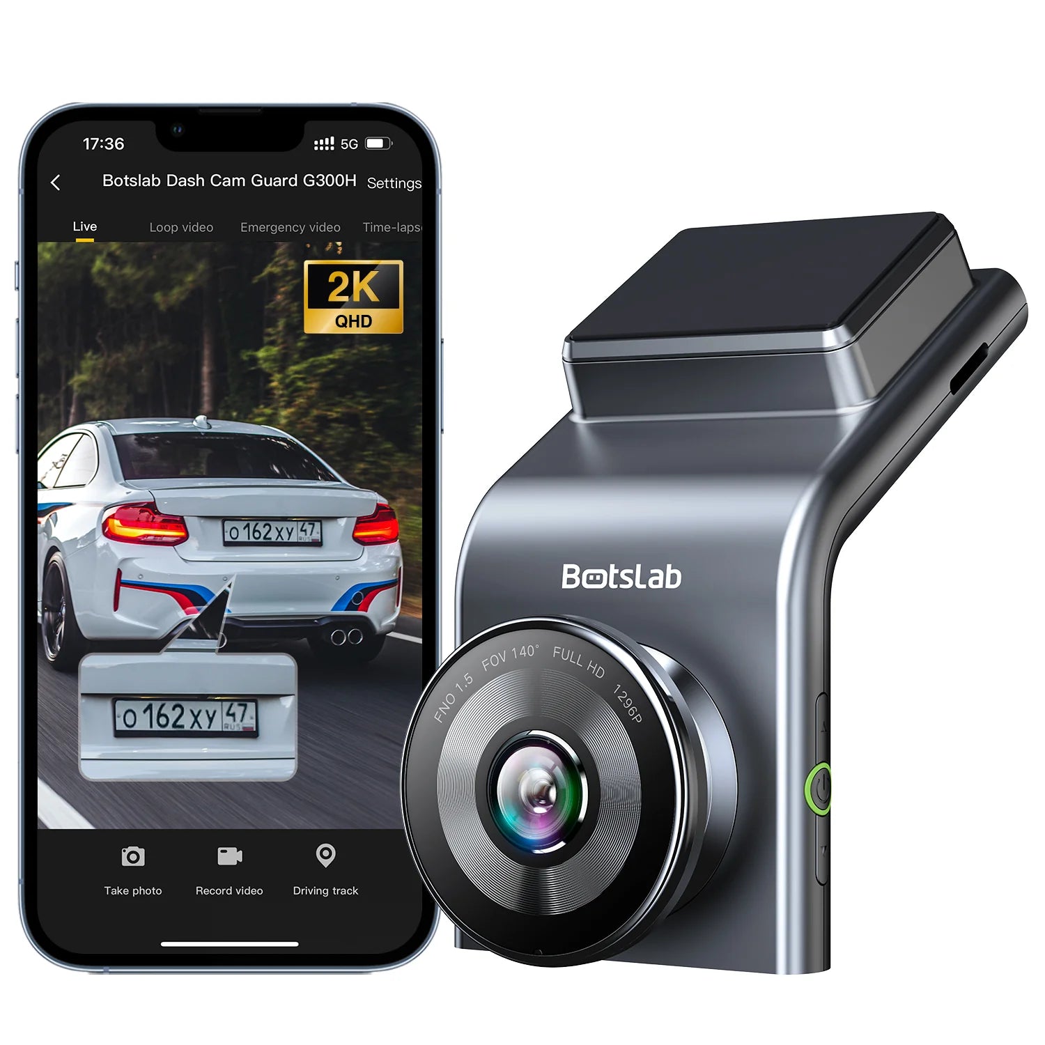 Botslab Dash Cam G300H
